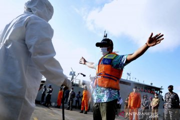 ABK WNI yang selamat dari kecelakaan laut tiba di Indonesia