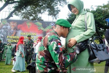 Pelepasan prajurit Yonif 315/Garuda Satgas Pamrahwan Papua