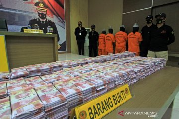 Rilis peredaran uang palsu di Indramayu