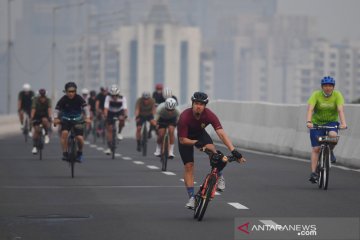 Uji coba sepeda sebagai alat transportasi berlangsung sepekan