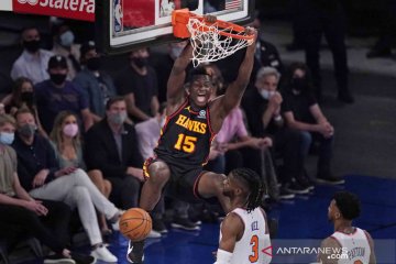 Atlanta Hawks petik kemenangan 107-105 atas New York Knicks