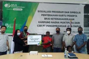 PT PJP tanggung iuran Jamsostek 70 warga SP6 Kabupaten Timika