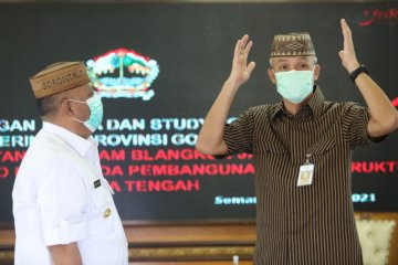 Gubernur Gorontalo belajar pengadaan barang jasa ke Ganjar Pranowo