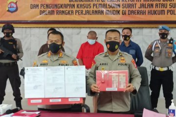 Polres Cilegon menangkap tersangka penjual surat keterangan palsu