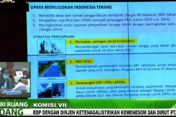 Kementerian ESDM tuntaskan 100 persen rasio elektrifikasi pada 2022