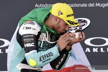 Dennis Foggia juara balapan Moto3 GP Italia di Sirkuit Mugello