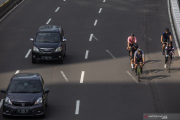 Polda Metro kaji sanksi sita sepeda bagi pesepeda ke luar jalur khusus