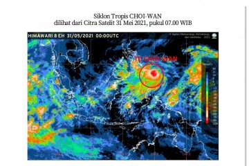 BMKG: Waspadai gelombang tinggi dampak siklon tropis Choi-Wan