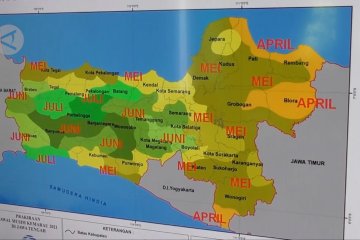 Musim kemarau di Jateng diprakirakan merata saat Juni