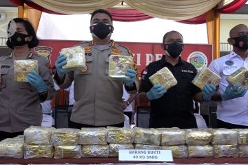 Polrestabes Medan tangkap empat pengedar narkoba jaringan Malaysia