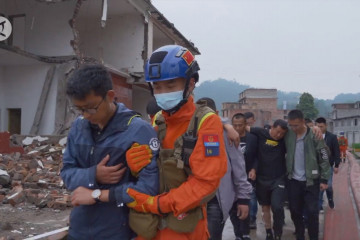 Provinsi Sichuan gelar simulasi gempa libatkan 6.100 pasukan darurat