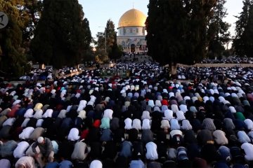 Palestina rayakan Idul Fitri dengan doa bagi korban serangan Israel