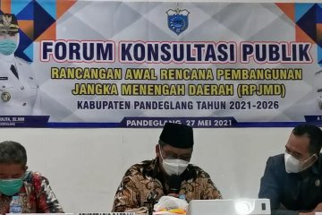 Peningkatan ekonomi masuk prioritas dalam RPJMD Pandeglang 2021-2026