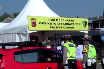 Polisi gelar tes antigen bagi pemudik yang lolos penyekatan