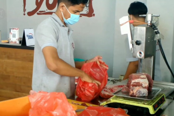 Sidak pasar, Satgas Pangan Jambi dapati daging beku dijual harga tinggi