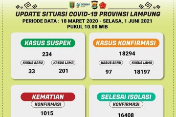 Dinkes Lampung catat kasus kematian akibat COVID-19 bertambah 13