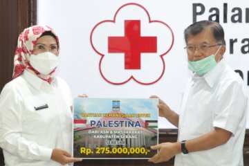 Bupati Serang serahkan donasi ASN untuk Palestina via PMI Pusat