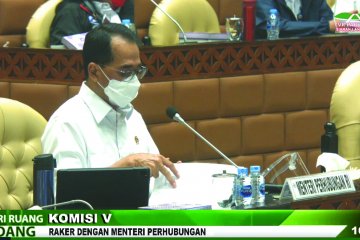 Pagu indikatif Kemenhub tahun 2022 turun 20,35 persen