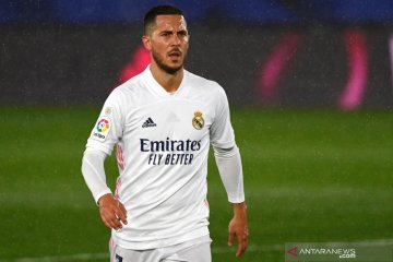 Eden Hazard bantah kabar soal dirinya tidak bahagia di Real Madrid