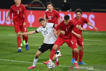 Jerman ditahan imbang Denmark pada laga pemanasan Piala Eropa 2020