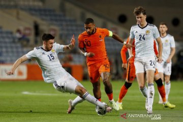 Belanda ditahan imbang Skotlandia pada laga pemanasan Piala Eropa 2020