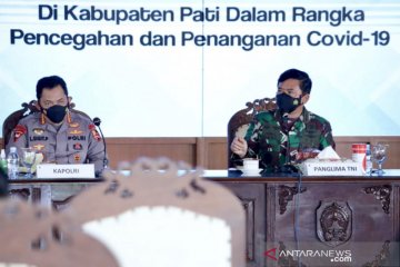 Panglima: Pasukan TNI/Polri akan ditambah bantu PPKM Mikro di Pati