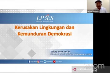 LP3ES: Penurunan kualitas demokrasi terkait dengan kerusakan alam