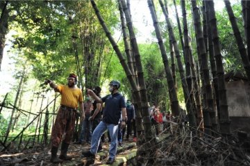 Hari Lingkungan Hidup, Anies tanam bambu di bantaran Kali Pesanggrahan