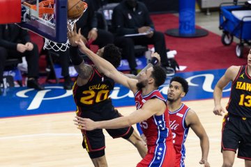 Hawks sikat 76ers dalam gim pertama semifinal Wilayah Timur