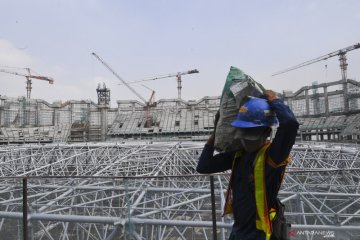 Lapangan latih Jakarta International Stadium bisa digunakan Juli