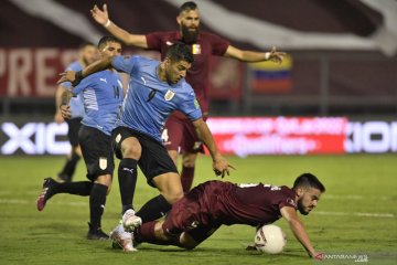 Uruguay ditahan imbang tanpa gol di markas Venezuela