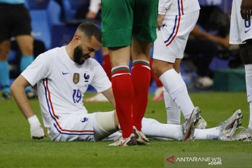 Prancis gasak Bulgaria tapi dibayangi ancaman cedera Karim Benzema