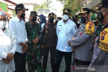 Ketua KPU dan Bawaslu RI tinjau TPS 7 Tanjung Rema Martapura