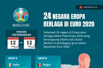 24 negara berlaga di Euro 2020