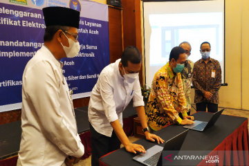 BSSN lakukan kerja sama sertifikat elektronik dengan Pemprov Aceh