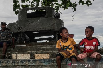 Tank bekas Perang Dunia II jadi saksi bisu pendaratan pertama sekutu di Jayapura