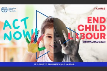 ILO gelar lomba lari virtual gaungkan gerakan hapus pekerja anak