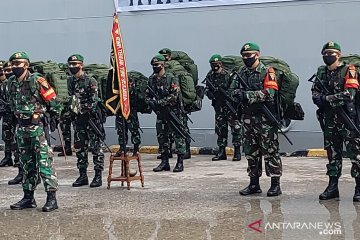400 prajurit Yonif 315/Garuda amankan Papua selama 9 bulan
