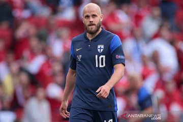 Pukki senang Finlandia menang, tapi tinggalkan laga kepikiran Eriksen