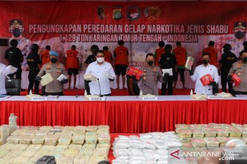 Polda Metro sita 1,129 ton sabu dari jaringan narkoba Timur Tengah