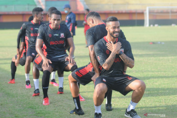 Pemain Madura United diimbau taat prokes selama latihan mandiri