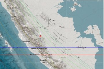 Merangin Jambi diguncang gempa magnitudo 4,3 berkedalaman 2 Km