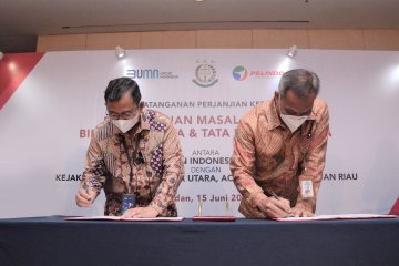 Pelindo 1 dan Kejati teken kerja sama penanganan hukum