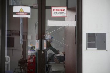 Tngkat keterisian ruang isolasi pasien COVID-19