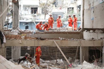Tiga hilang, 11 luka akibat ledakan gas di Tianjin