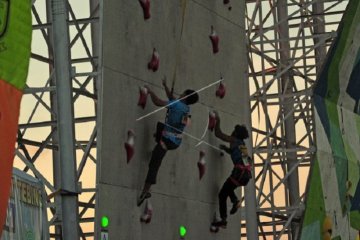 Kejuaraan panjat tebing di Wali Kota Jambi Cup 2021