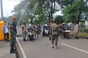 Penyekatan Suramadu dari dua arah Surabaya dan Madura diberlakukan