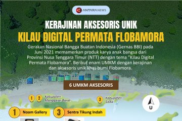 Kerajinan aksesoris unik Kilau Digital Permata Flobamora