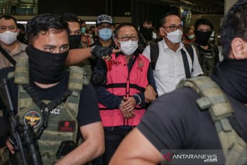 Buron kasus pembalakan liar Adelin Lis tiba di Indonesia