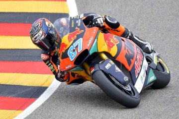 Moto2 Jerman: Gardner cetak sejarah hattrick kemenangan